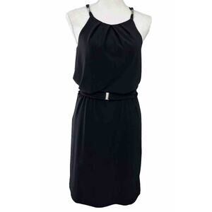 White House Black Market Belted Little Black Dress, XXS NWT